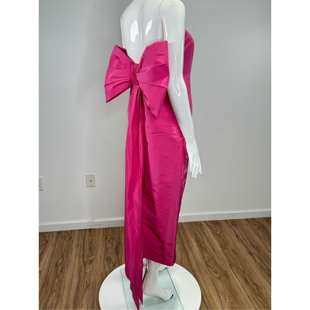 Alexia María Margaret Bow Silk Dress Size 10 - Picture 8 of 12